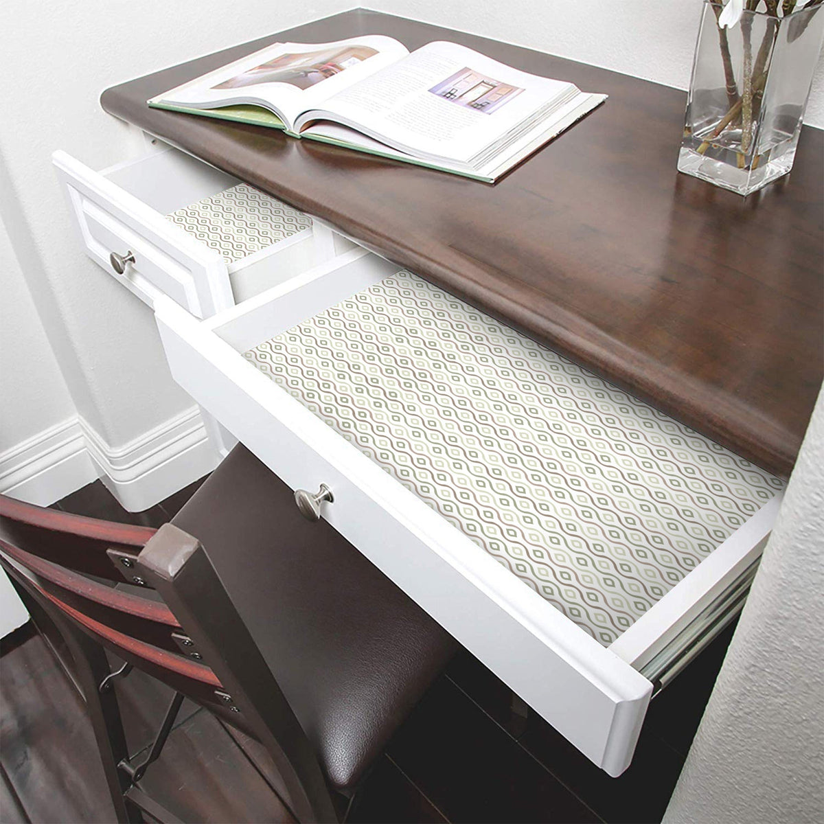 Bonded Grip Shelf Liner - 12 Inch x 10 Feet - Non-Adhesive